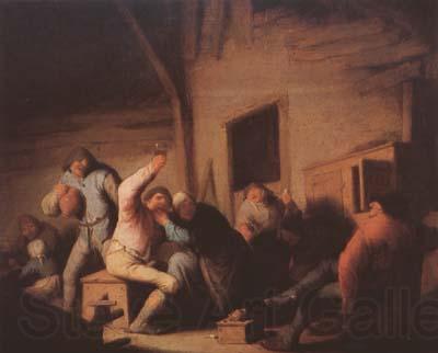 Ostade, Adriaen van Peasants Carousing in a Tavern (mk08) Spain oil painting art